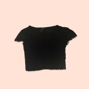 Black Forever 21 Crop Top